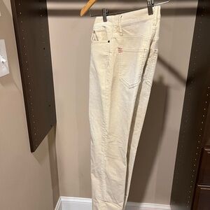 BDG Cream Straight Leg Pants Versatile Everyday Wear
